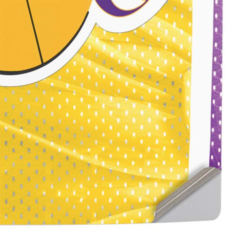 NBA Los Angeles Lakers Home Jersey PS5 Pro Console Skin